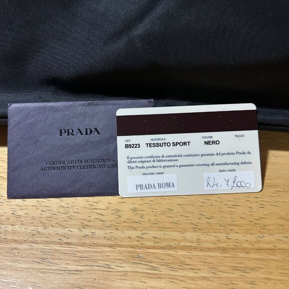 Authentic Women Prada B9223 Tessuto Sport (31) Black Nylon Shoulder Tote Handbag - Picture 13 of 16